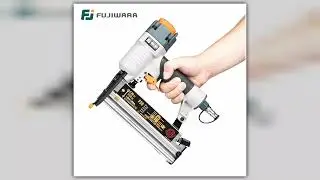 FUJIWARA 3in1 Carpenter Pneumatic Nail Gun 18Ga20Ga Woodworking Air Stapler F10F50 T20T50 440K Nail