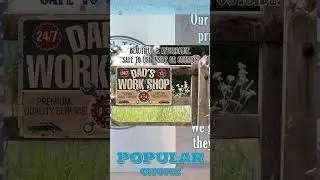 Dad's Work Shop - Metal Sign