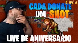 Live de Aniversario - Shot Pelo Donate ! !service  - Tibia Global  - DRACOBRA #tibiaglobal   #tibia