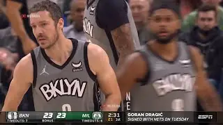 Goran Dragic first points in a Nets uniform
