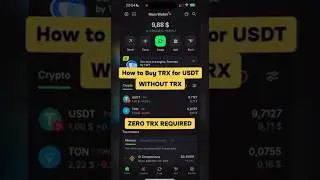 ⚡ BUY TRX FOR USDT with ZERO TRX BALANCE 🤯 in Trust Wallet #blockchain #crypto #tron #trx #usdt