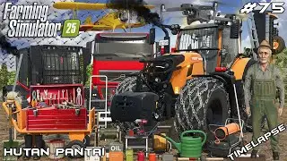 Мульчирование в лесу с FENDT 720 Forestry Edition 🌲💪 | Прибрежный лес | Farming Simulator 25 | Эп...