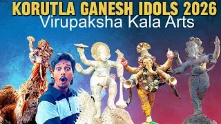 Next Level Ganesh idol Update 🔥 | Korutla Ganesh Idols 2026 #pkvlogstelugu20 