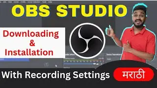 OBS studio laptop screen recoding setup | Downloading & Installation with black screen solution