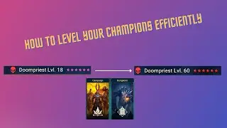 HOW TO LEVEL UP CHAMPIONS FAST!