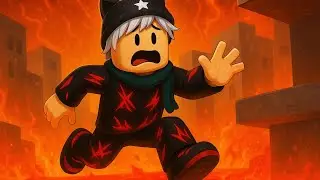 هربت من اللافا 😭اخيرا في Roblox