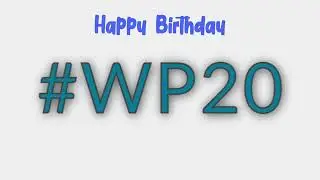 20 Years of WordPress: Celebrating with SVG Stroke Animation | #WP20