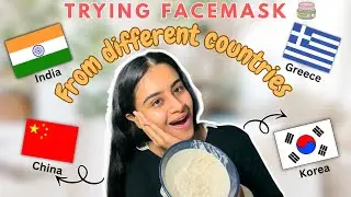 Trying Viral Facemasks From Around the World 💆‍♀️🌍| Shocking results🤯😱