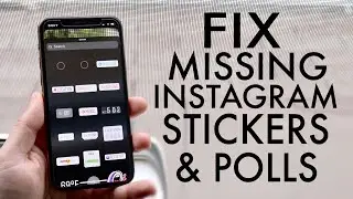 FIX Missing Instagram Stickers / Poll Questions / Music Stickers! (2020)