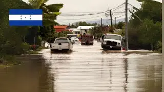 Central America is under water. major flood disaster in honduras