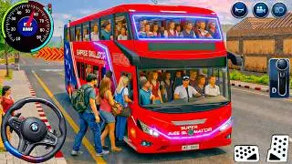Public Transport Bus Driving 3D: Passenger Bus City Routes Driving realistic game - android gameplay