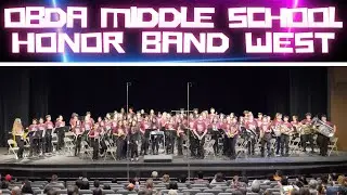 Middle School Honor Band West | 2023 OBDA MS Honor Bands Concert