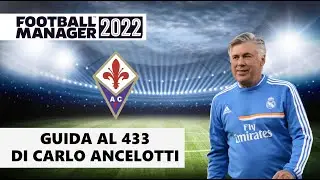 GUIDA AL 433 DI CARLO ANCELOTTI | BEST 4-3-3 TACTIC FM22 | Football Manager 2022 TATTICA REAL MADRID