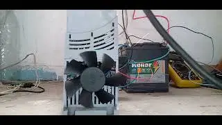 Teste do cooler com sensor de calor NTC #bateriadecarro #eletronicageral #energiasolar 