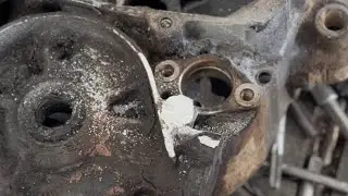 Broken Thread Repaired by Gas Welding | Super Splendor Engine Restoration Magic