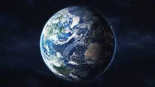 From orbit, our planet's mesmerizing dance sunlight sweeping continents, storms blooming with light