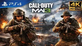 “La misión más intensa en altura 😱 | MW3 4K PS4”PRO ULTRA HD HDR 