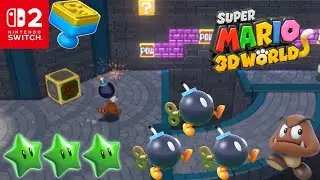 [Super Mario 3D World] WORLD 5-5 Bob-ombs Below