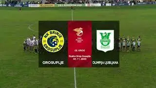 Brinje Grosuplje - Olimpija Ljubljana | 2. krog Pokala Pivovarna Union 2023/24 | VRHUNCI