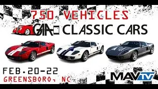 🤩 Must See Classic Car Auction! 750 Vehicles in 3 exciting days: February 20-22 in Greensboro, NC.