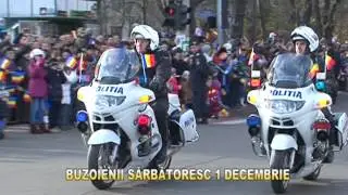 BUZOIENII SARBATORESC 1 DECEMBRIE   PARADA