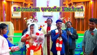 Indian Christian Church Marriage//Monica weds Rahul//RC church Jhirpani Rourkela #soyofficial