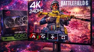 Battlefield 6 4k 240hz ASUS ROG STRIX XG27ACDMG 