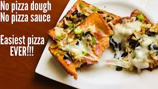 Bread Pizza | Pan Pizza | No Pizza Dough & Pizza Sauce | Ramadan  Snack | Evg Snack | Special Snack