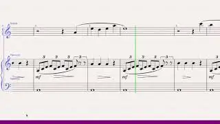 X Files Theme Song - easy sheet music duet