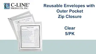 Zip 'N Go Reusable Poly Envelope with Outer Pocket - C-Line Products - 48117