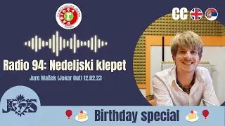 [ENG SUB] 🎈Bday Special 🍰 Jure Maček - Sunday Chat (Radio 94)