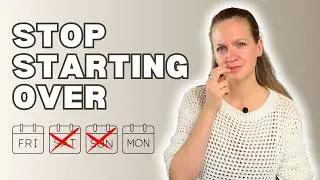 how to stop starting over with food every single week