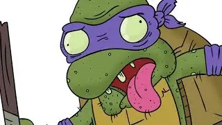 UGLY TOONS #2: Drawing a Ninja Turtle (Donatello)