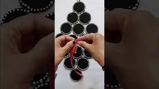 beautiful wall decoration ideas with waste cardboard #shorts #diy #craft