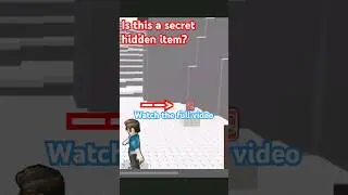 I Think I Found A HIDDEN ITEM in ROBLOX BLOCK TALES! #roblox #robloxsecret #blocktales