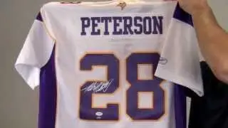 Adrian Peterson Signed Jersey - JSA Witness