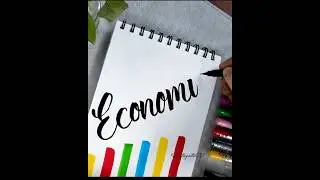 Economics 📈📊 front page design for project #shorts #youtubeshorts #frontpage #economics #economia