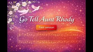 Go Tell Aunt Rhody &ndash; 100 BPM | Piano Accompaniment (No Click)