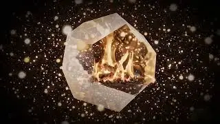 Quite Like Abstract Fireplace 🔥 | Fire in Polygon &bull; Lo-Fi Ambient &bull; Background Music