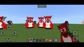 Sprunki oc and horror in Minecraft 