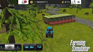 farming simulator 16 How to make Grass Bales ! fs 16 Grass Cutting || timelapse #fs16