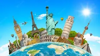 Famous Landmarks In The World Comparison video। 3d। Rocky Data