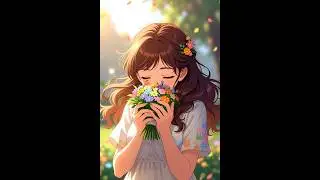 Where Petals Fall, Beauty Grows💐#shortsfeed #flowers #spring #anime #ytshorts