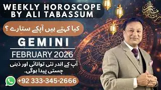 Gemini Weekly Horoscope | February 2026 | یہ ہفتہ کیسارہےگا #year2026| Free Consultation