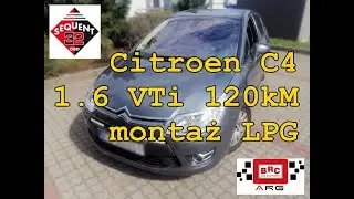 Citroen C4 1.6 VTi 120kM montaż w ARG Auto Gaz Łódź instalacji BRC SQ32