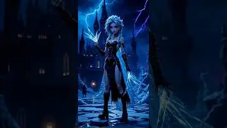 Princesses gothic-punk #2 style#princess #disney #ai #edit #gothic #punk #hybrid #shorts #анимация