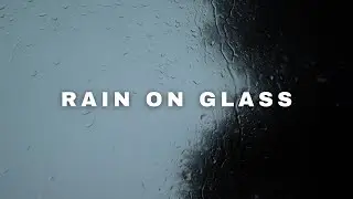 Rain on Glass at Night 🌧️ | Deep Sleep, Relaxing ASMR