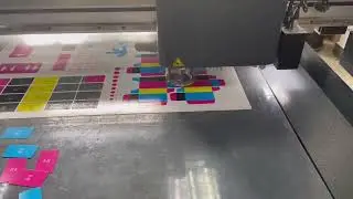 printing carton box laser light registration mark  sample maker cutting machine