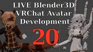 Live Blender/Unity avatar development (I'M FINALLY A VTUBER)