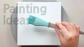 How to paint feathers with a silicone brush | Painting Ideas 😍❤️